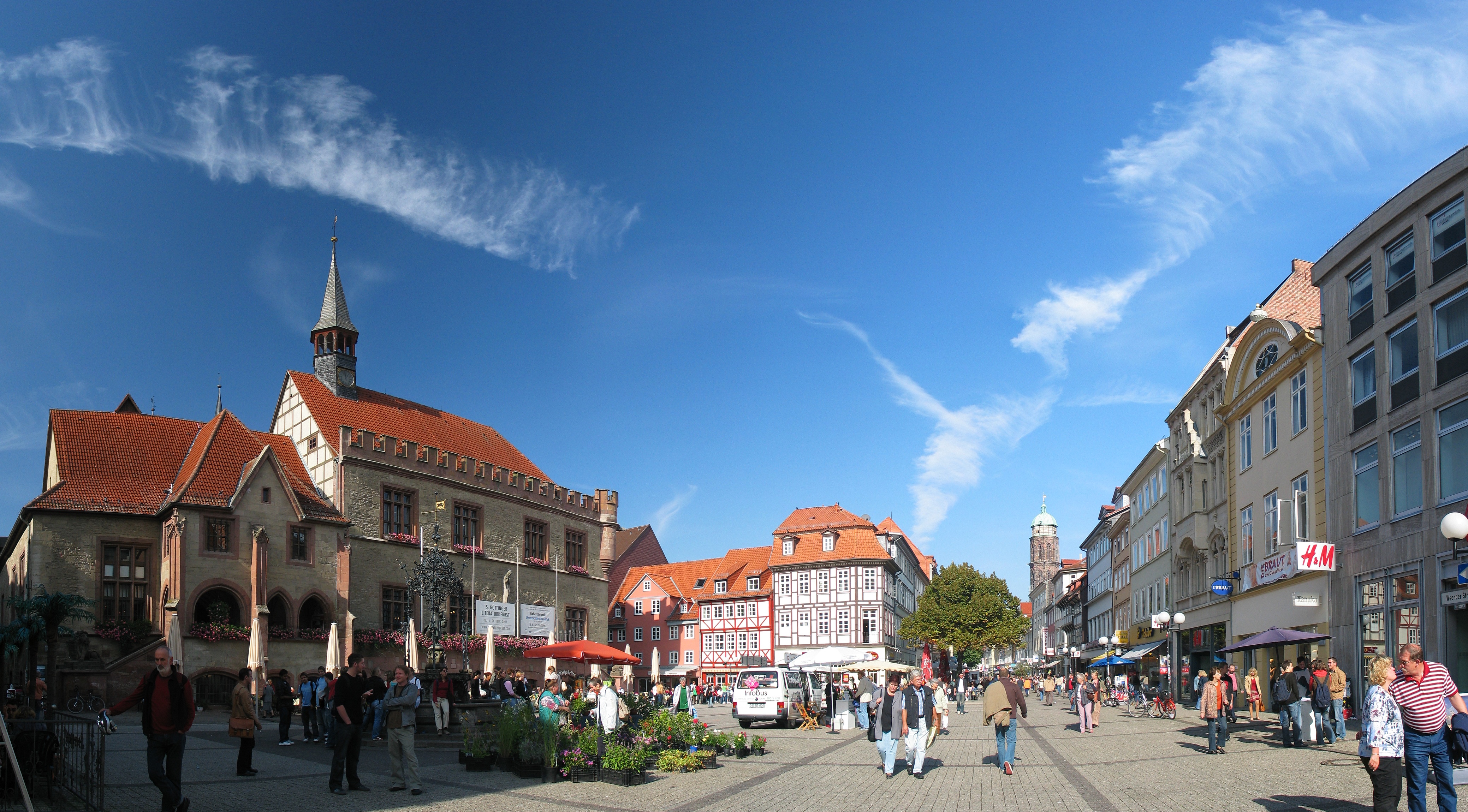 Bild des Marktplatzes von Göttingen