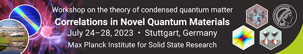 Correlations in Novel Quantum Materials 2023 (CNQM2023)
